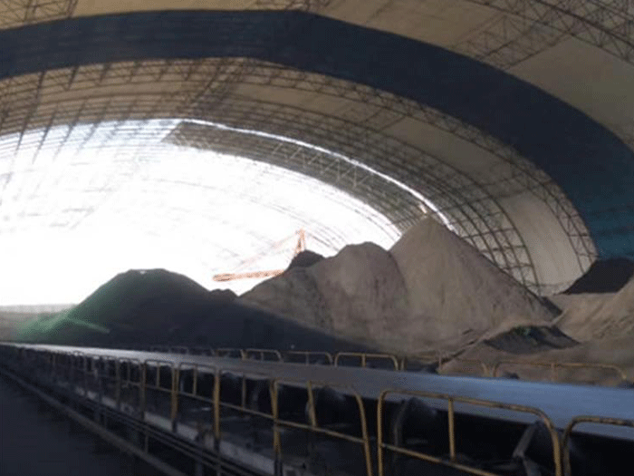 文昌煤棚料仓网架